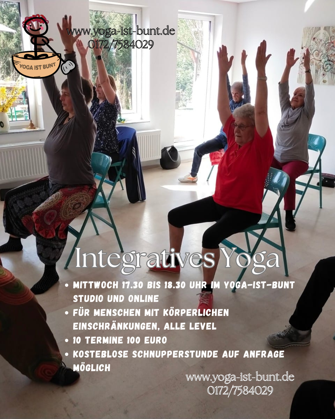 Integratives Yoga - Yoga für Alle mit Stuhl -10 Termine