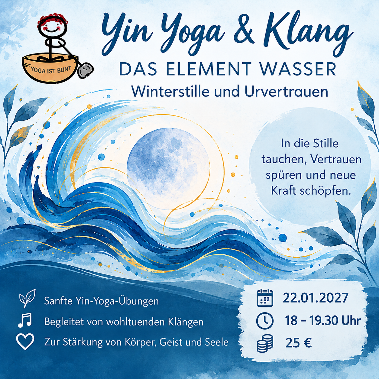 Yin Yoga & Klang - Winterstille & Urvertrauen - Entspannung
