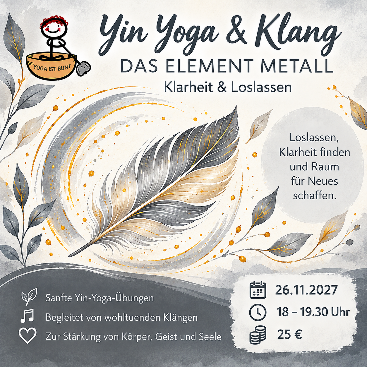 Yin Yoga & Klang - Loslassen & mentale Klarheit - Entspannung